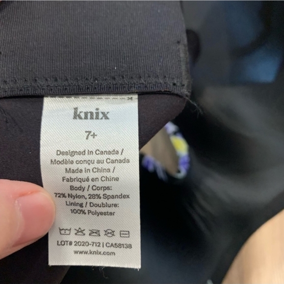 Knix Wing Woman Contour Bra Night Garden - Picture 6 of 7